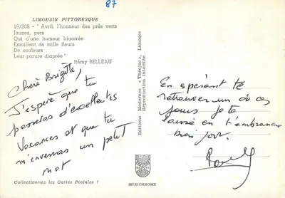 Pittoreski Limousin — Wrzesień, honor traw zielonych — Wydawnictwo Nowoczesne, nr 19/208 — Rewers