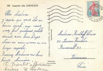 Spadzista Jarreaux — Limoges — Wydawnictwo Marcel Marcel — Rewers