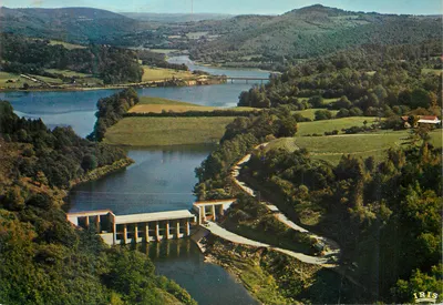 O Barragem de Bujaleuf chamado de Maulde — Limousin — editor IRIS