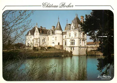 Castelo Rocher — Castelo do século XV, restaurado, nos limites do Limousin — Edições Marcel FAROU, n° TP 1203