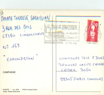 Dwa drzewa przy zachodzie słońca — Wsi — IN'EDITE, nr 169 — Rewers