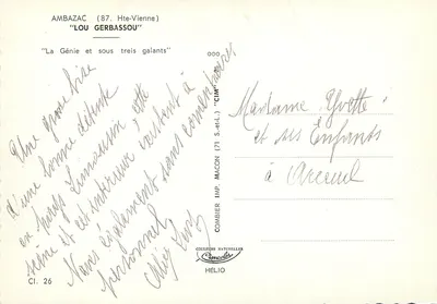 Ambazac (87) — 'Lou Gerbassou' — CIM — Verso