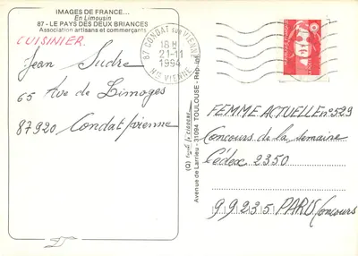 En el corazón del Limousin — El país de las 2 Briances — Edición Images de France — Reverso