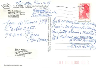 Limoges, uma vista geral — Edição TEPEC, n°2 Farou — Verso
