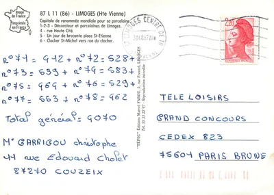 Limoges — Porcelana i miasto — Wydawnictwo TEPEC — Rewers