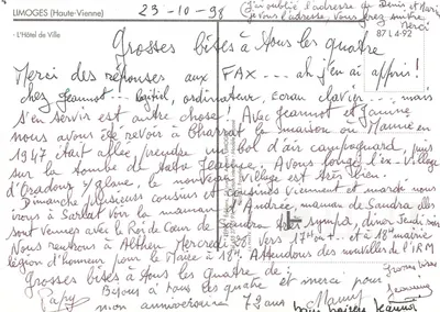 Limoges — Hôtel-de-Ville — Wydawnictwo Salan, 87 L 4-92 — Rewers