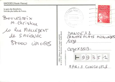 Benedictine Station — Limoges — TÉREC Éditions — Back