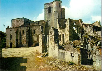 Oradour-sur-Glane — Igreja martírio — Edições GREFF, Paris