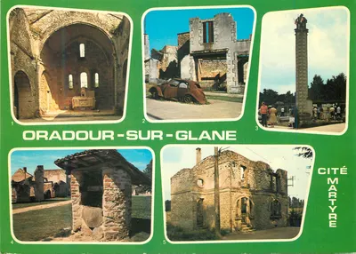 Oradour-sur-Glane — Cité Martyre — Edições Marcel Farou, 5, rue Fresnel