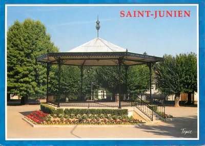 Saint-Junien — quiosque de música — editor Tépec