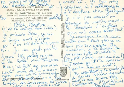 Jezioro Vassivière — Pittoreski Limousin — Wydawnictwo Modernes — Rewers