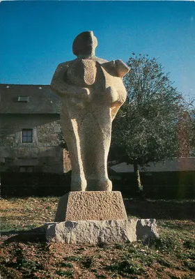 Escultura em granito — A Archedior — Pierre Digan — Imp. Dugeny S.A. - Limoges