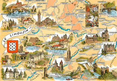 O Limousin — As Províncias Francesas — Edições Gaby, Nantes