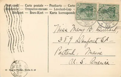 Berlim — Altes Museum e Lustgarten — Behr & Pfeother, Berlim S. 42 — Verso