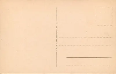 Berlim — Ópera e Igreja Hedwigskirche — I. W. B. Série Rembrandt Nr. 71 — Verso