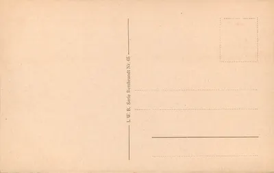 Berlin — Pomnik Bismarcka i Siegesäule — seria I. W. B. Rembrandt nr 65 — Rewers