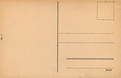 Bonn a. Rhein, Gesamtansicht — widok z lotu ptaka miasta z kościołem i rzeką — wydawca nieznany, nr serii 6 — Rewers