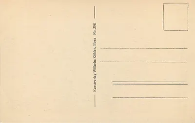 Bonn - Most na Rynie i przyległe tereny — Kunstverlag Wilhelm Köhler, Bonn, Nr 3011 — Rewers
