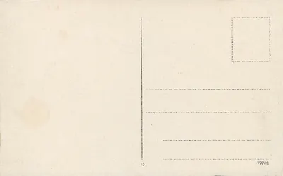 Coblenz — O Deutsche Eck com estátua equestre — editor não identificado — Verso