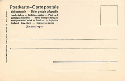 Coblenz-Lützel — Monument ao general Marceau — editor Fritz Graeber — Verso