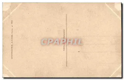 Paysage au bord d'un lac — coucher de soleil — Luxographie A. Nover, Paris — Rewers