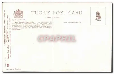 Les Saules, Borrodale — widok pitoreski — Tuck & Sons, seria XI — Rewers