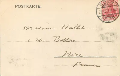 Colônia — Vista geral do ponte — Verlag von Th. Pantenburg, Colônia — Verso