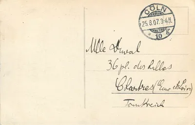Bayenturm w Kölnie — nieznany wydawca, n° 353 — Rewers