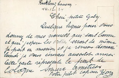 Köln — Widok na Ryn — R.S.M. Nr 791 — Rewers