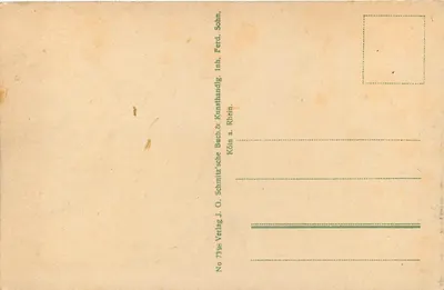 Cólnia no Reno — Catedral do Sul — editor J. G. Schmitz, n° 7398 — Verso