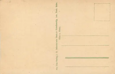 Köln nad Rynem — Katedra Domu, widok z południa — wydawca Schmitz & Co. n° 7398 — Rewers