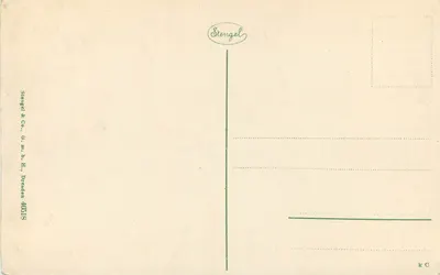 Dresden - Zwinger - Sala Matematyczno-Fizyczna — Stengel & Co. wydawca — Rewers