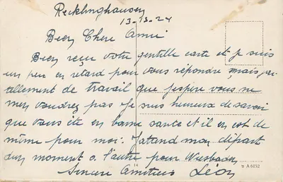 Duisburg Hafen — uitzicht op de industriële haven — uitgever onbekend — Achterkant