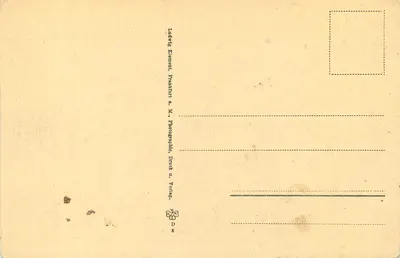 Frankfurt a.M. — Rathaus — Ludwig Klement — Verso