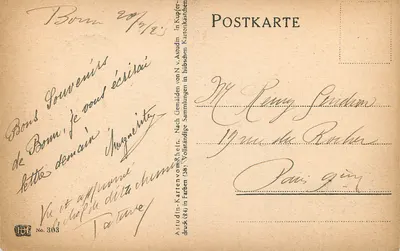 La Pfahl — Zamek na palach — Astudin, nr 303 — Rewers