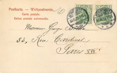 Budynek biurowy w Konstanz — Dr. Trepkler & Co., Leipzig — n° 24598 — Rewers