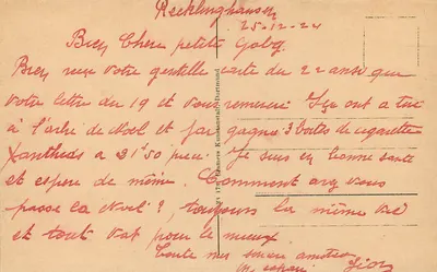 Recklinghausen — Anlagen am Rathaus — wydawca nieznany — Rewers