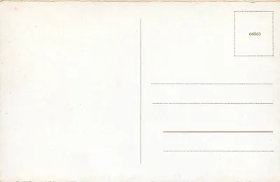 Saarbrücken — Rathaus — editor desconhecido, n° de série 66063 — Verso