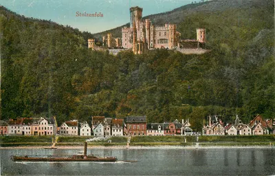 Castelo de Stolzenfels — vista panorâmica — editor desconhecido, n° de série 14