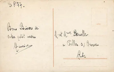 Wiesbaden — Lutherkirche, Gutenberg-Schule, Dreifaltigkeitskirche — wydawca nieznany — Rewers
