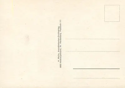 Bübingen-Saar — część kościoła, nowy dzielnicowy, część miasta — H. Walla, wydawca katalogu kart wizytowych, skrzynka pocztowa 111, 6903 Neckargemünd, powiat Heidelberg — Rewers