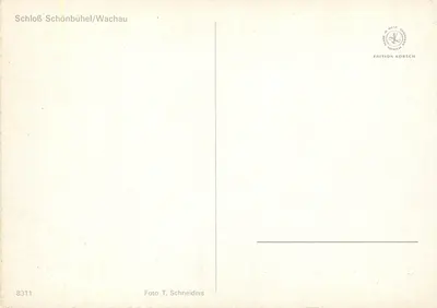 Schloss Schönbühel/Wachau — Wydawca Edition Korsch, n° 8311 — Rewers