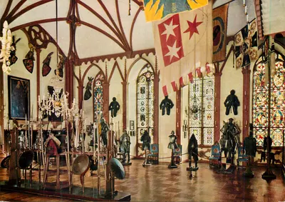 Gräftliches Schloß / Rittersaal — Erbach im Odenwald — Gebr. Metz, Tübingen