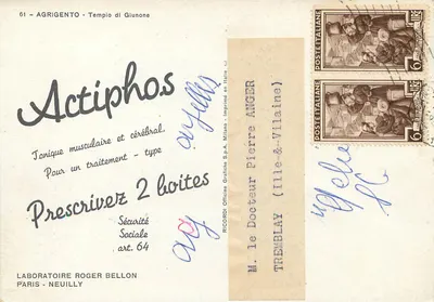 Templo de Juno em Agrigente — editor Ricordi, n°61 — Verso
