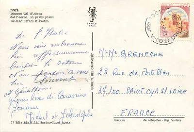 Ivrea — Imbocco Val d'Aosta, Palazzo uffici Olivetti — Enrico Ivrea — Rewers