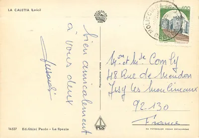 La Caletta (Lerici) — Ed. Ghisi Paolo - La Spezia, n° 16527 — Achterkant
