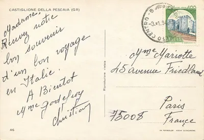 Castiglione della Pescaia — Ieri e Oggi — editor VerdeLocco, n°46 — Verso