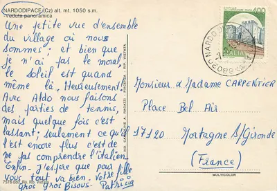Nardodipace (Cz) — vista panorâmica — Ediz. Rip. Vietata n°7578 — Verso