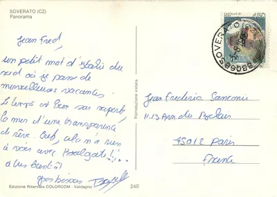 Soverato (CZ) — Panorama — Edição Reservada COLORCOM - Valdagno, n°240 — Verso