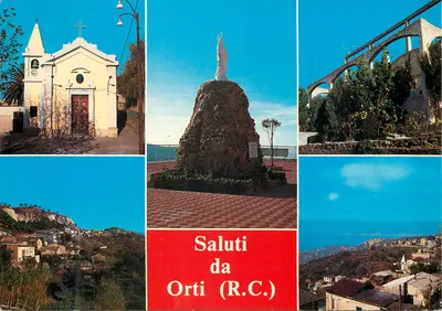 Orti (R.C.) — Vista panorâmica e monumentos — Edição exclusiva Cav. Ulf Pasquale Pensabone